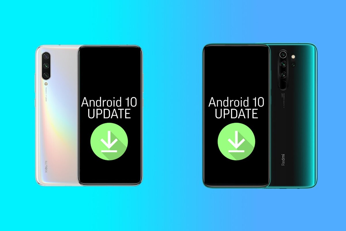 Слева Xiaomi Mi A3, справа Redmi Note 8 Pro. 