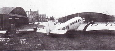 Аэропорт Девау в 1929 году.