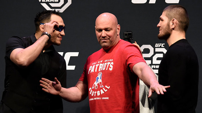 Тони Фергюсон и Хабиб Нурмагомедов