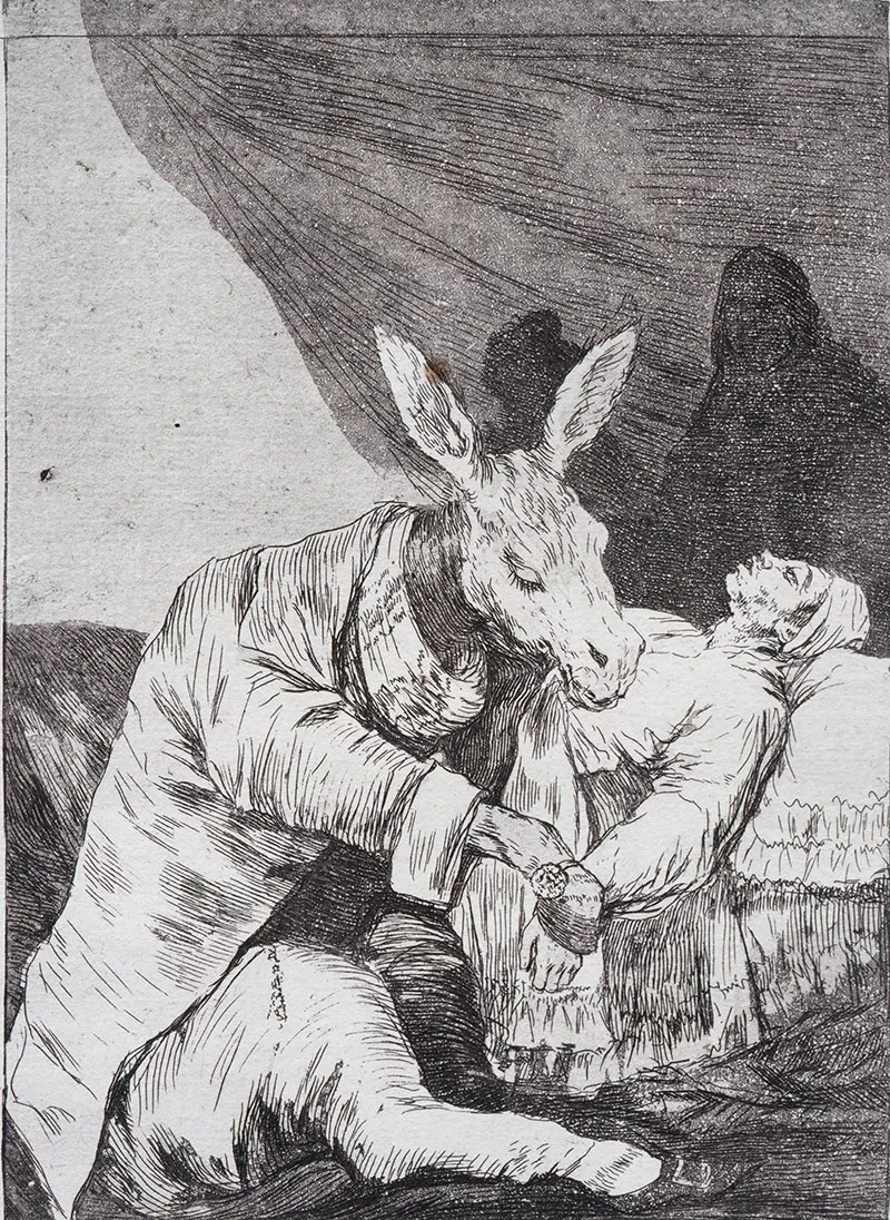 ОТ ЧЕГО ОН УМРЕТ?    Гойя