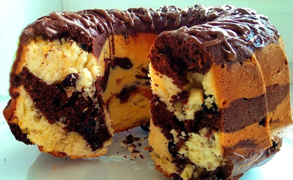 кекс в разрезе.