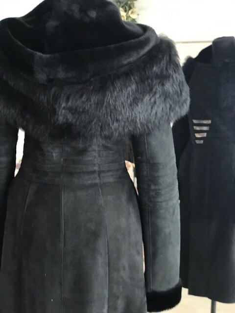 Расширение дубленки. Ателье Ирины Берзиной.