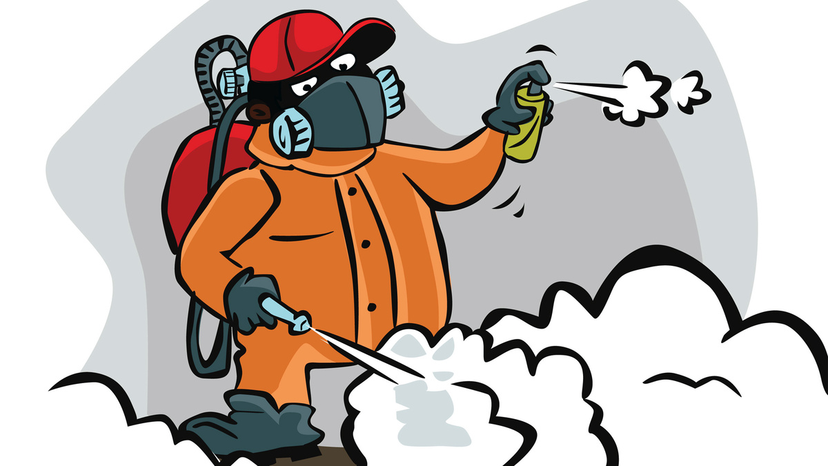 обработка от клопов туманом