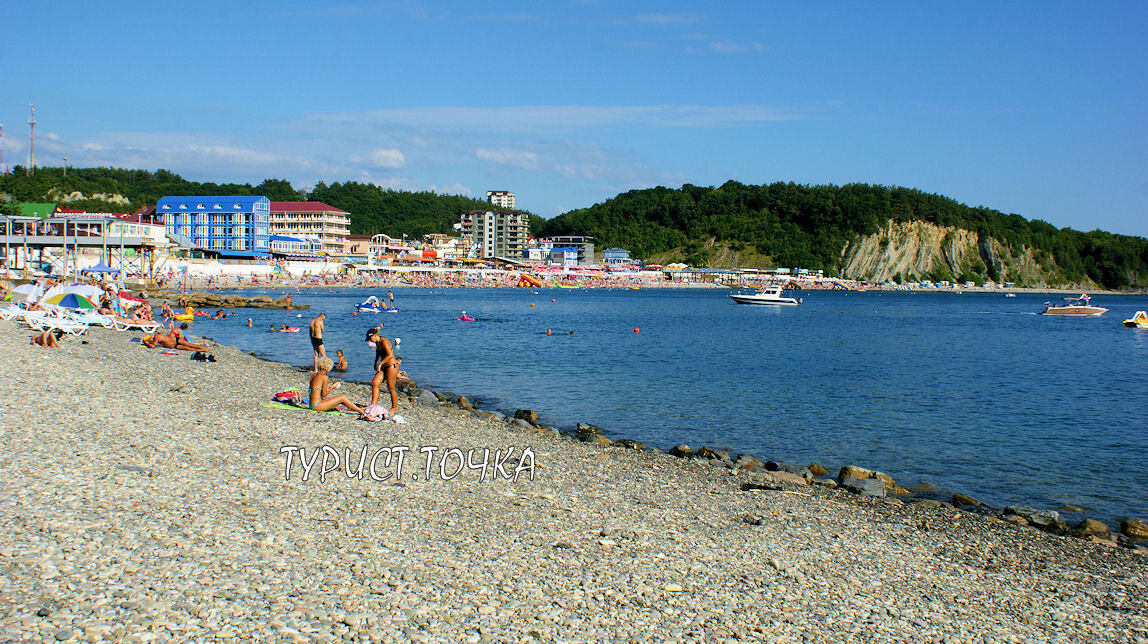Пляж «Русское море» не людный