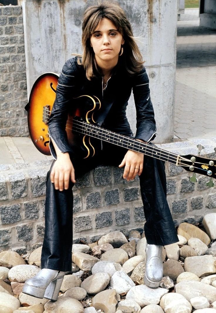 фотография взята из открытого доступа.  Suzi  Quatro.