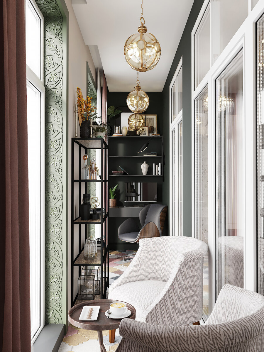 Лоджия квартиры в ЖК Зиларт