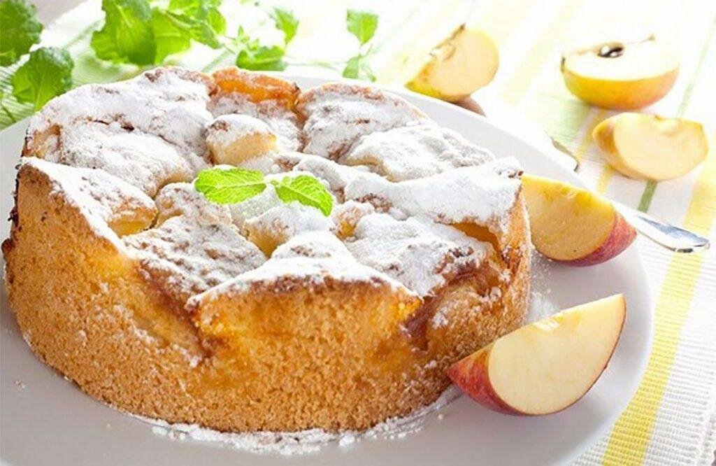 Творожная шарлотка. 