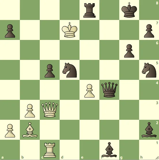 мат в 1 ход. Ход черных