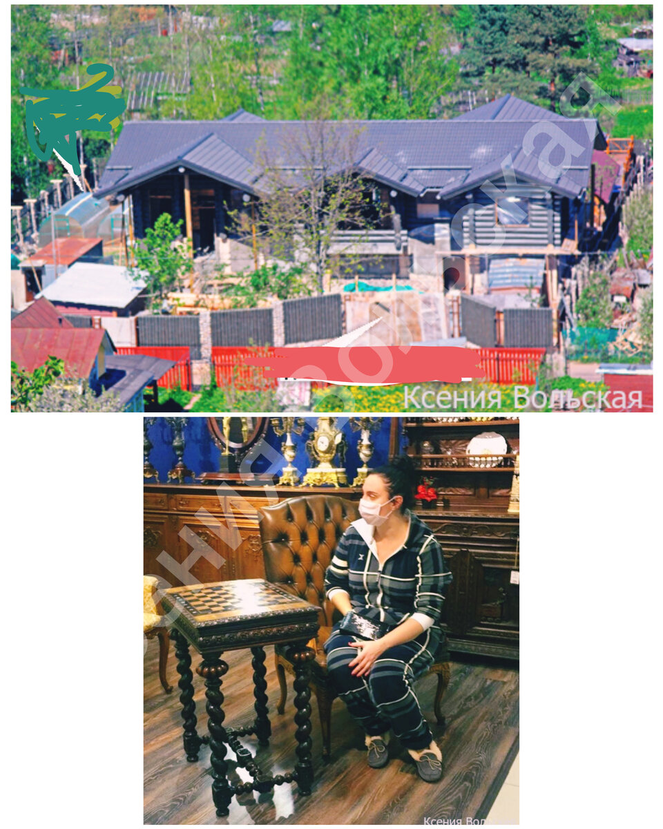 Фото дома в приближенном виде, интерьер дома: одна из комнат в доме Ваенги 