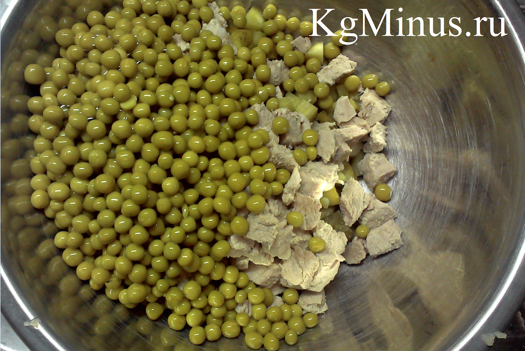 Режу мясо кубиками