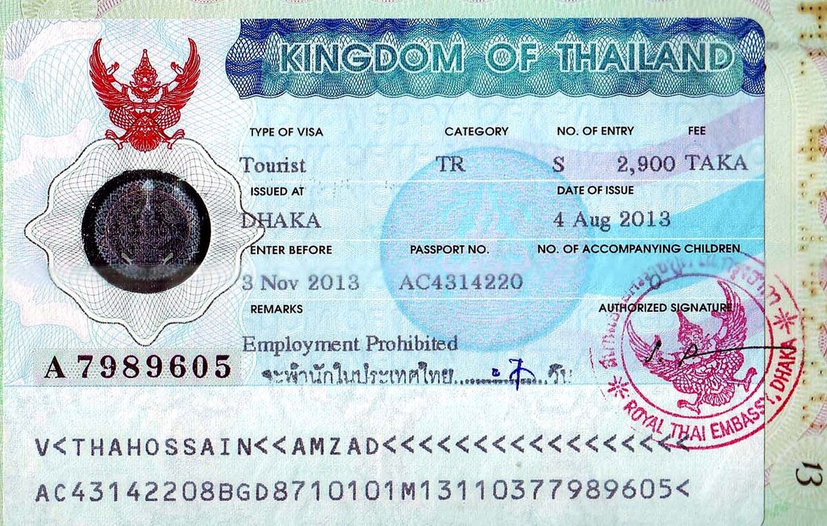 Как получить визу в Таиланд