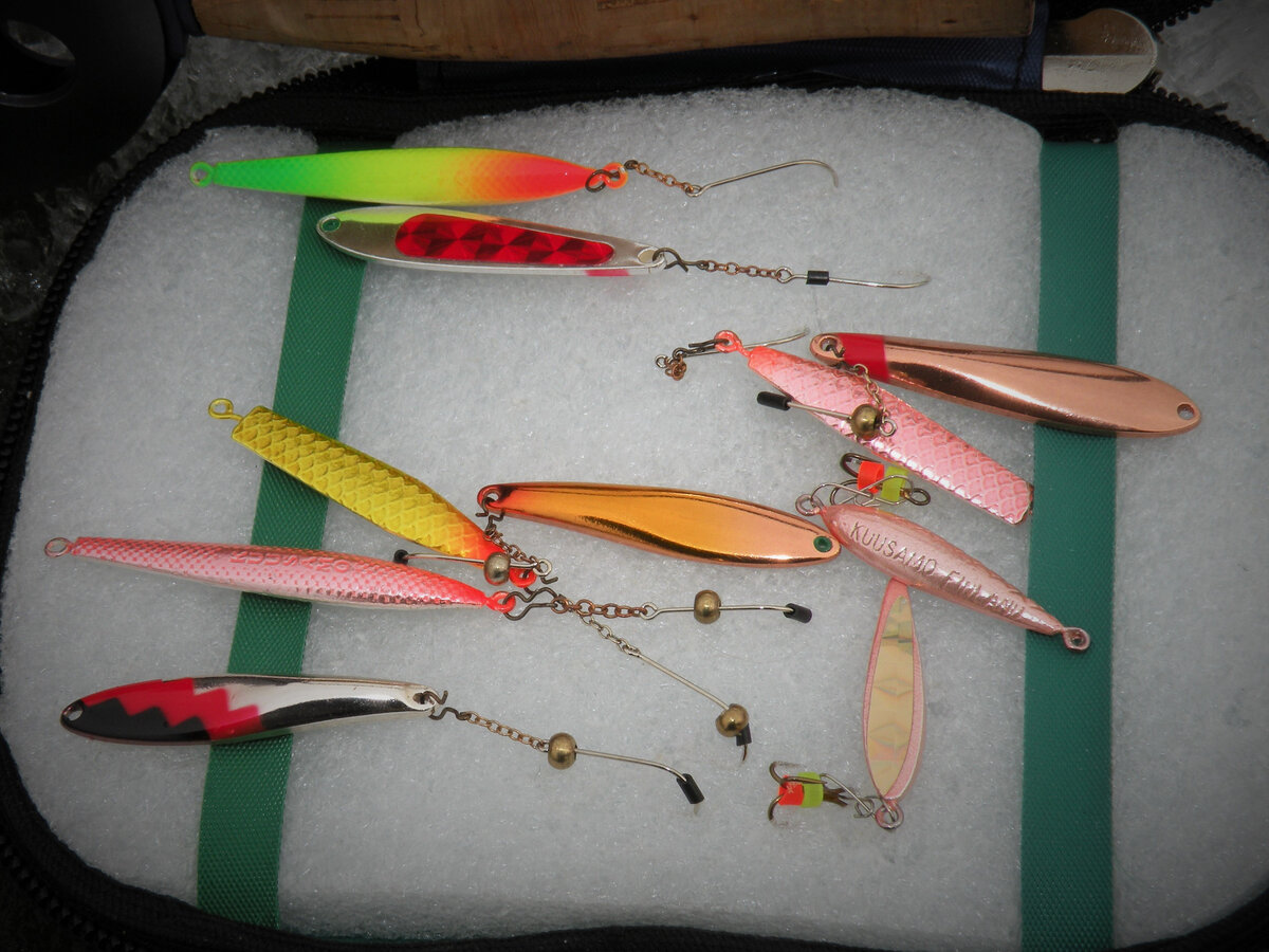 Финские блесны с цепочкой