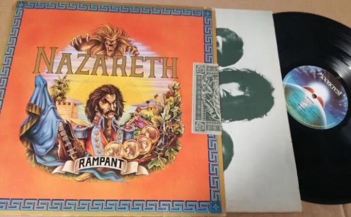 Nazareth "Rampant", 1974 г., английский выпуск на Mooncrest Records