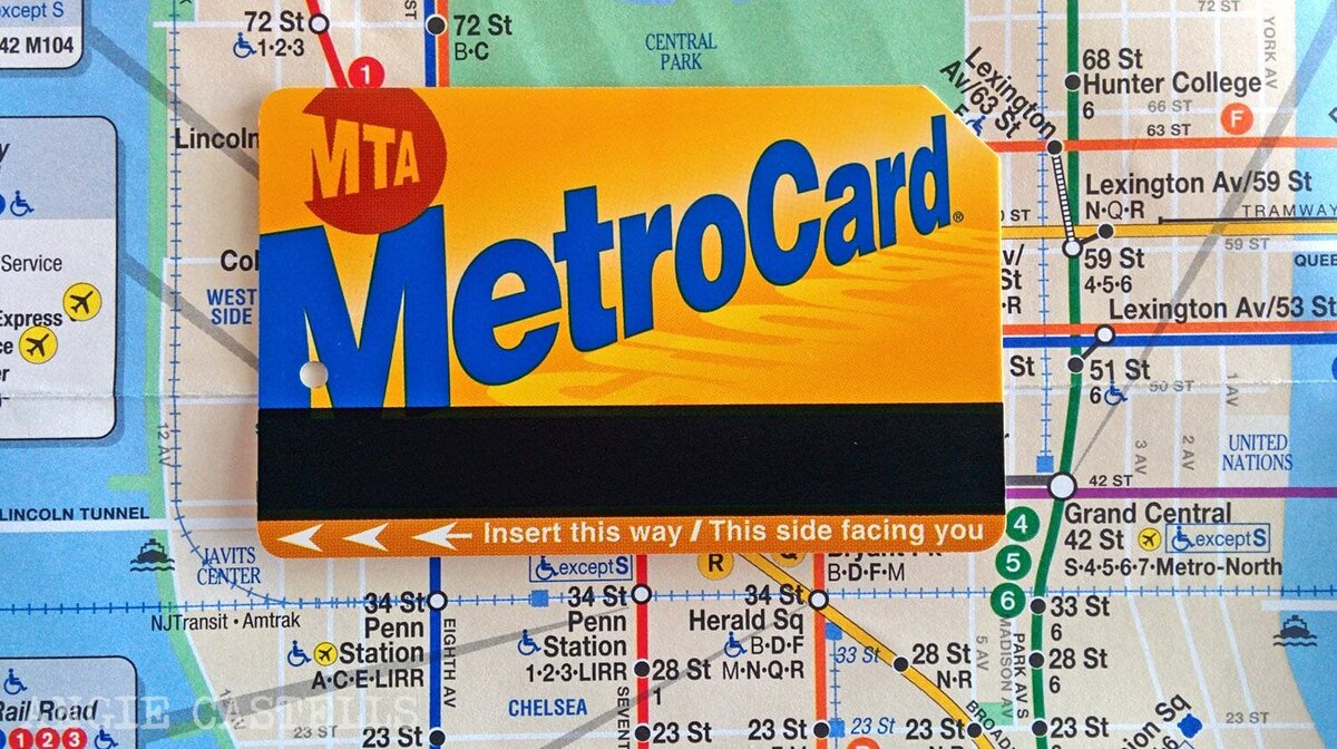 Нью-йоркская карта Metrocard работает с 1993 года