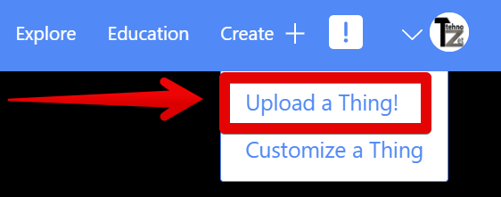  Upload a Thing