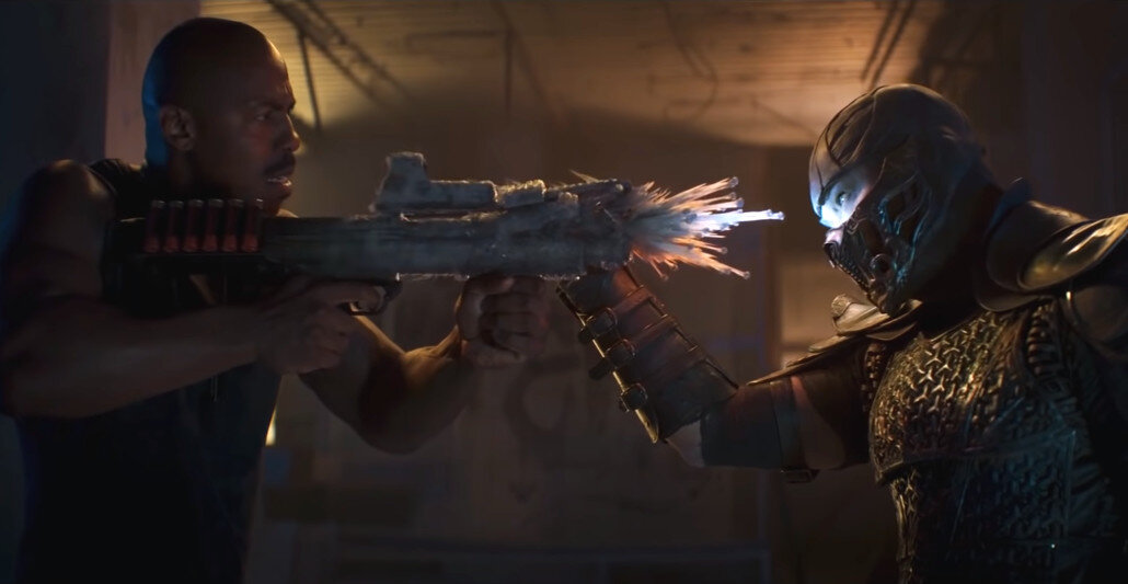 Кадр из фильма "Мортал Комбат " (2021, реж. Саймон Маккуойд)