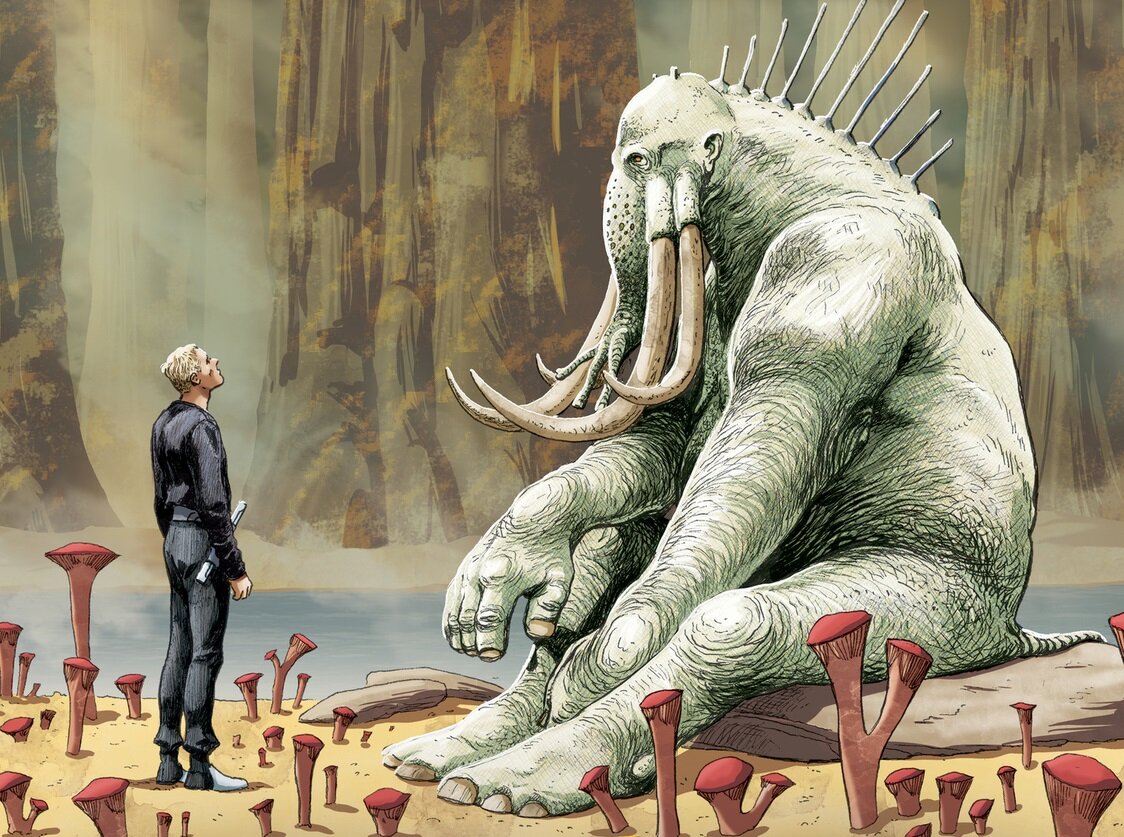 Здесь и ниже - рисунки из цифрового комикса "Возвращение на Белзагор"