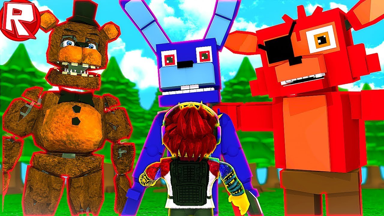 Роблокс Аниматроники Из 5 Ночей с Фредди Фнаф Fnaf в Roblox Симулятор Видео  Веселая Игра Для Детей