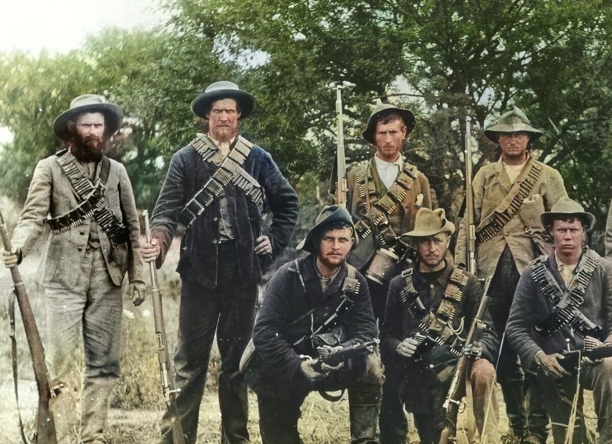 Буры в период конфликта.