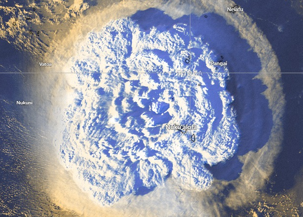 Изображение: Tonga Meteorological Services (via N+1)