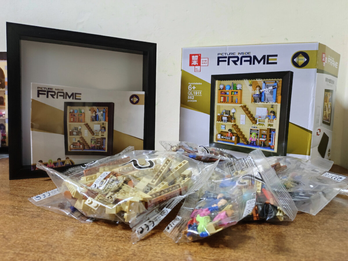 Конструктор Zhe Gao ql1911 Картина: Теория Большого Взрыва