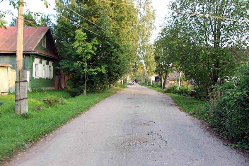 Старые виды город Осташково фото цветные