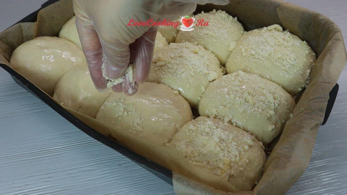 Воздушные булочки со штрейзелем | LoveCookingRu | Дзен