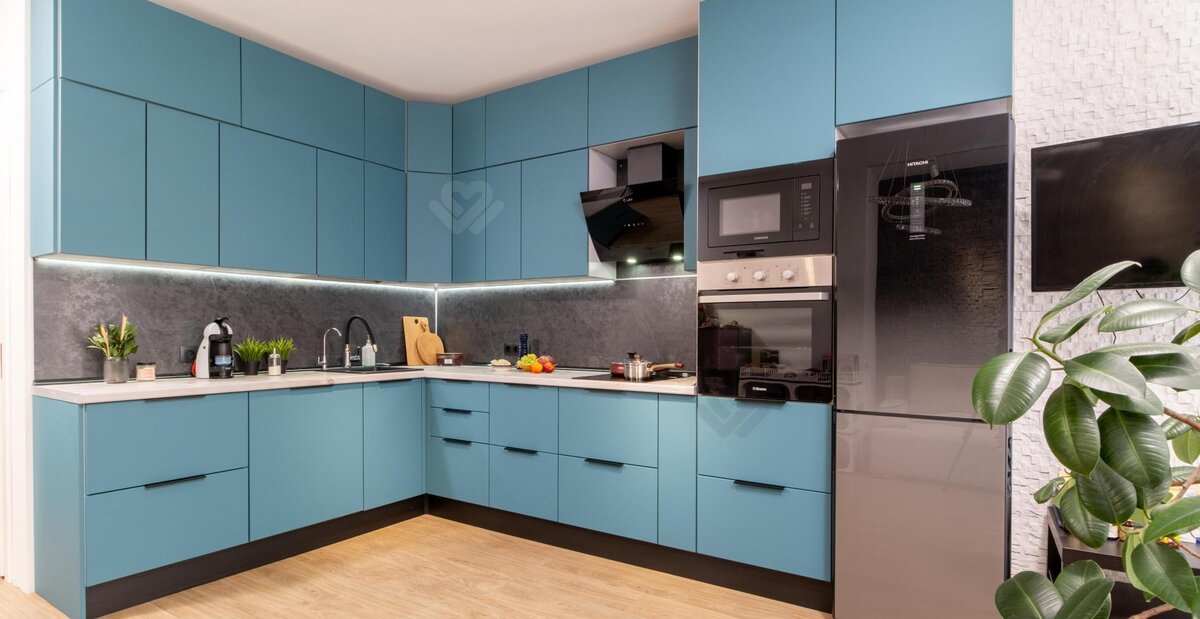 Голубая кухня «Хайди»: от 68 500 ₽