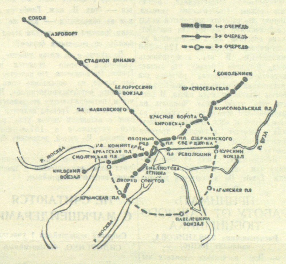 Первый вариант третий очереди метро.