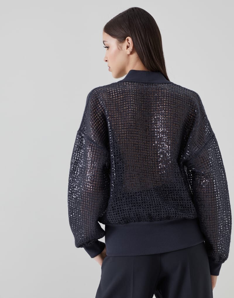 Сетчатый кардиган 