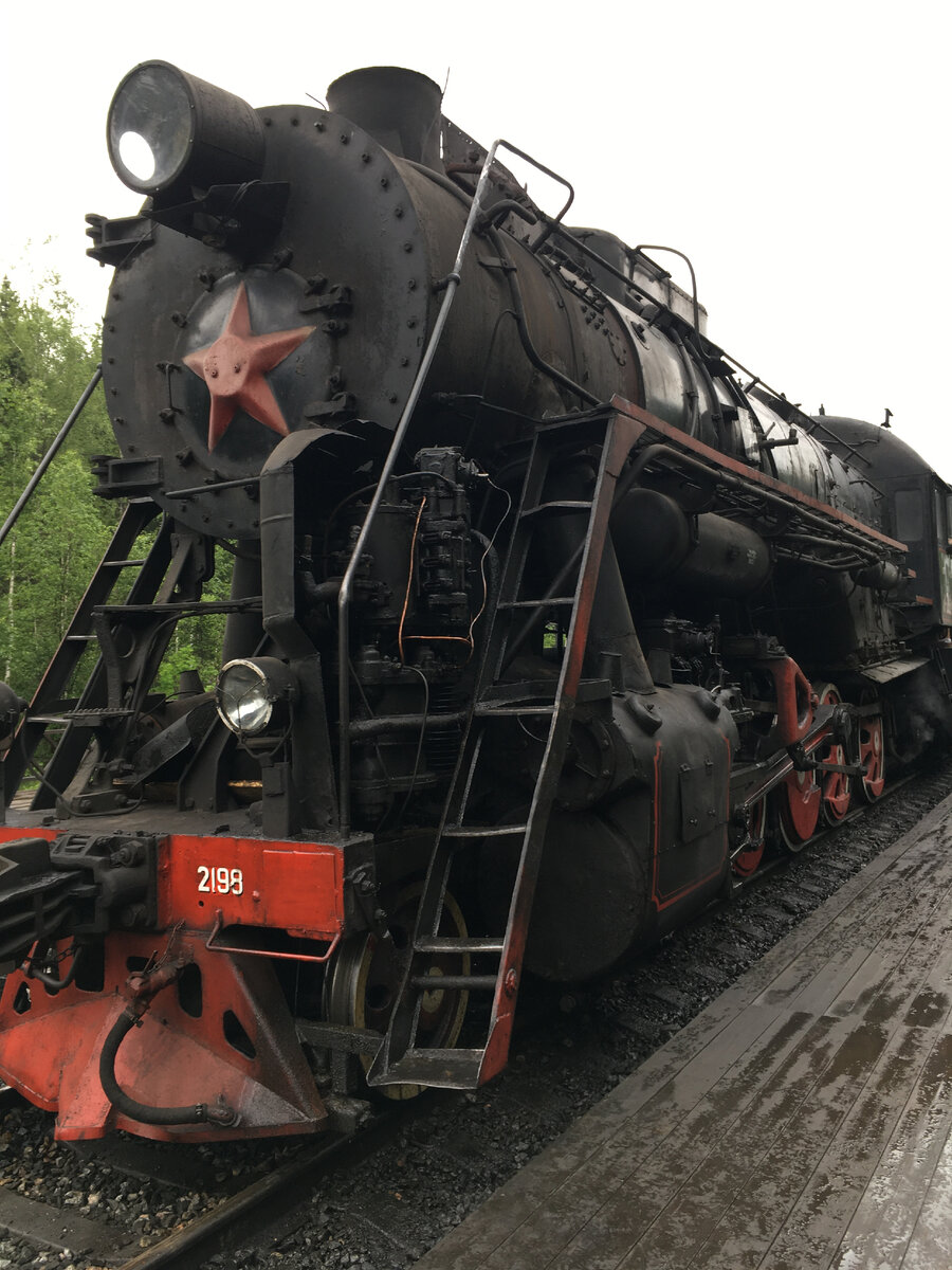 Паровоз "Рускеальского экспресса"