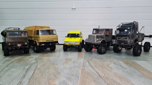 RC Новичок №24 ... Ремонт Камаз 4x4, Volvo, ВАЗ 2106, Tatra и Peterbilt 6x6