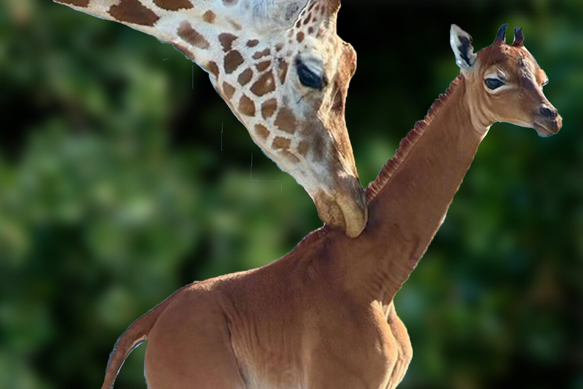 Жираф без пятен и жираф-альбинос. Очень интересно и познавательно. | Смарт  Клуб - самые интересные факты | Дзен