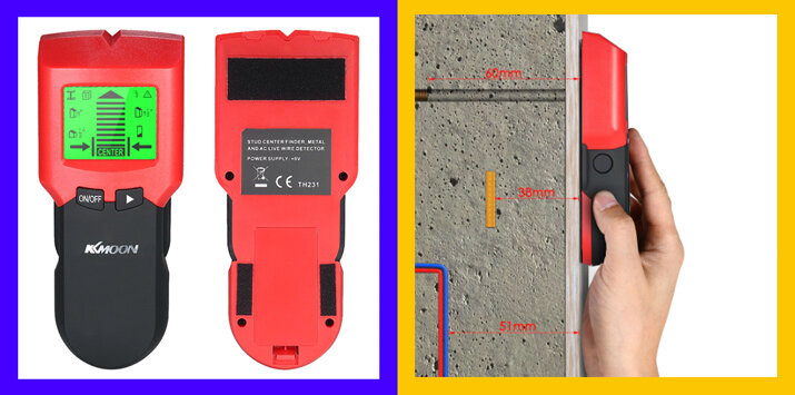 Детектор проводки и металла для стен KKmoon