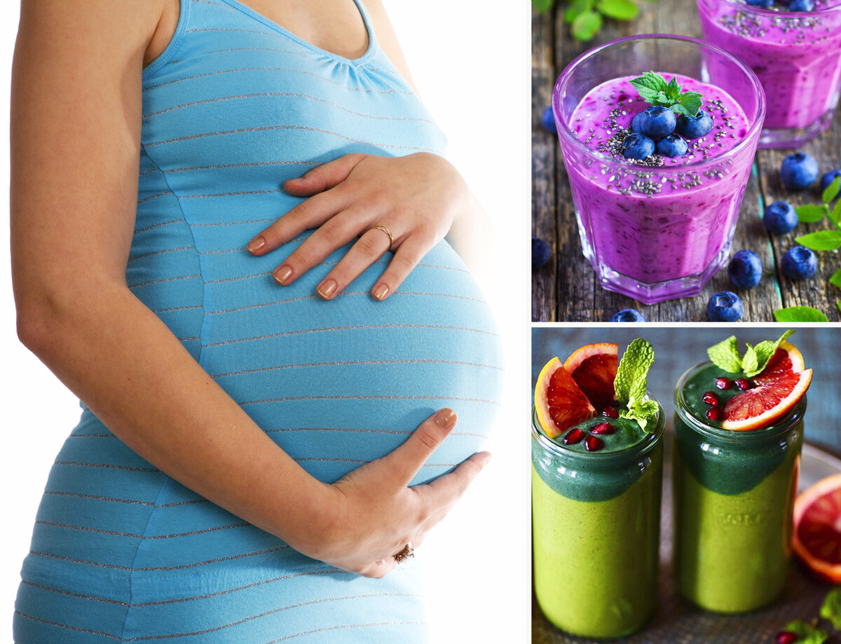 Пить смузи во время беременности - это полезно для матери и ребенка.
