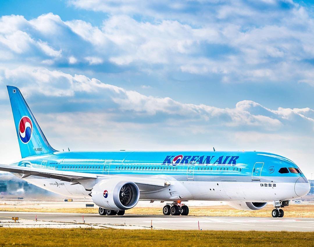 Улететь в сеул. Самолет korean Air. Boeing 737 Max korean Air. Korean Air (Кореан Эйр). Кореан Эйр 737 Max.