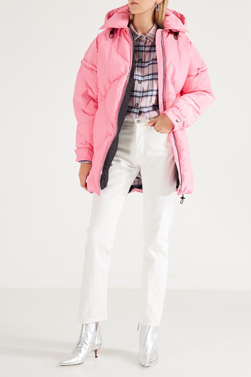 MSGM - Розовая стеганая куртка