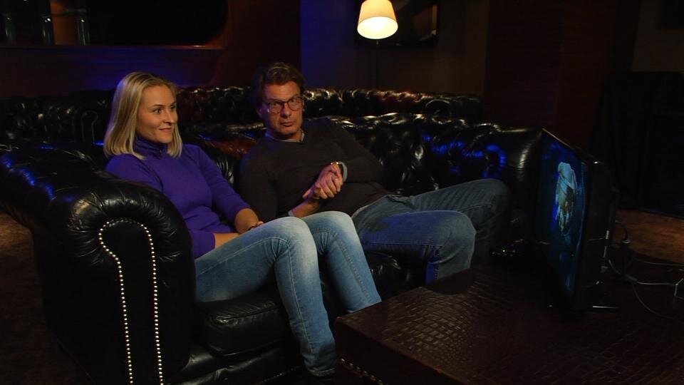 Валерия и автор на съёмках БЭ