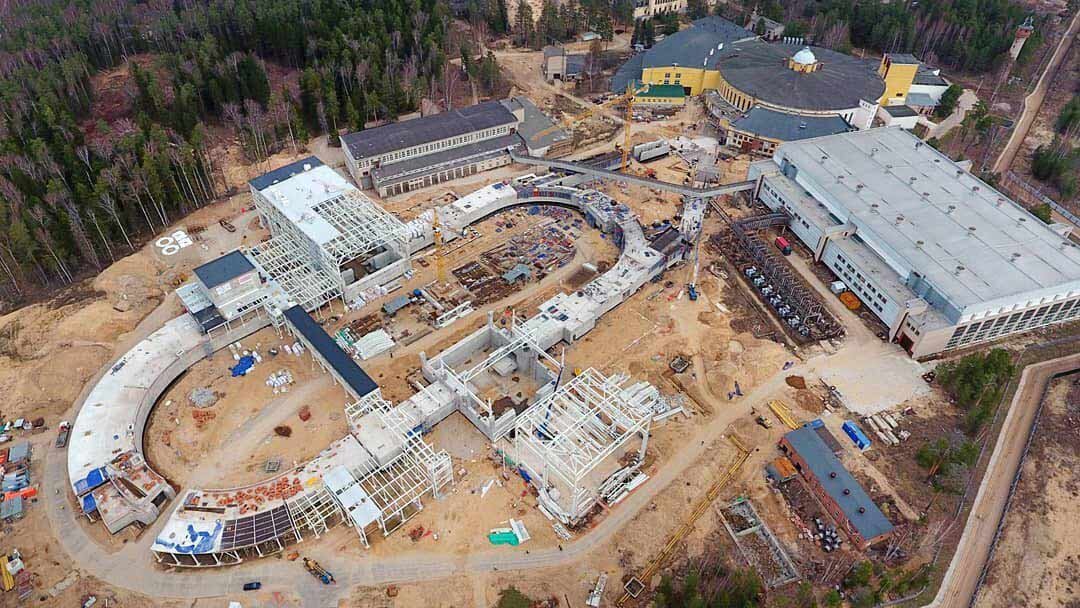 Вид на строительную площадку NICA
nica.jinr.ru