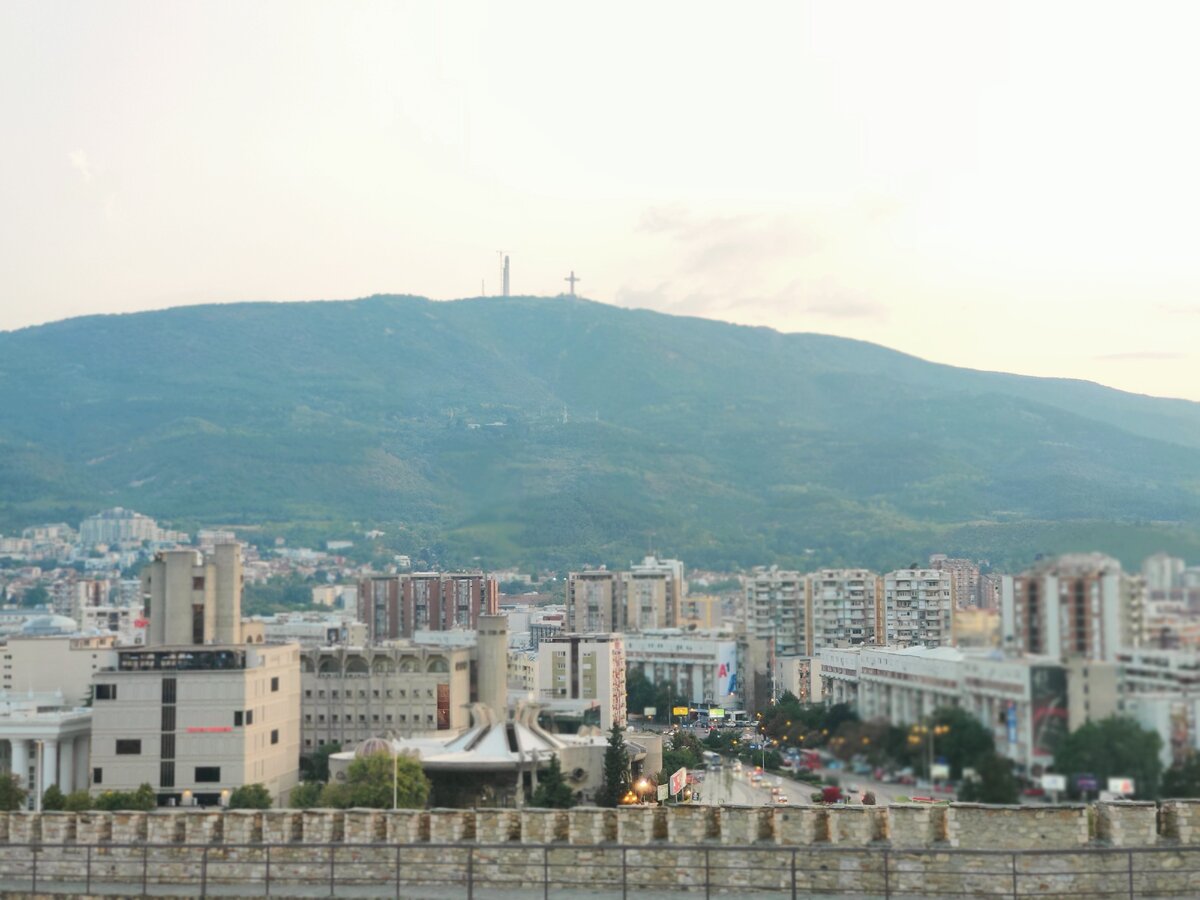 Вид на город из крепости