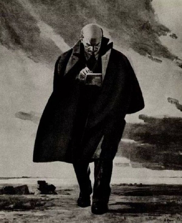 Г. Геловани. В. И. Ленин. 1961