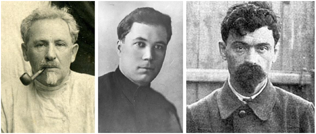 Филипп Голощекин. Александр Белобородов. Яков Юровский.