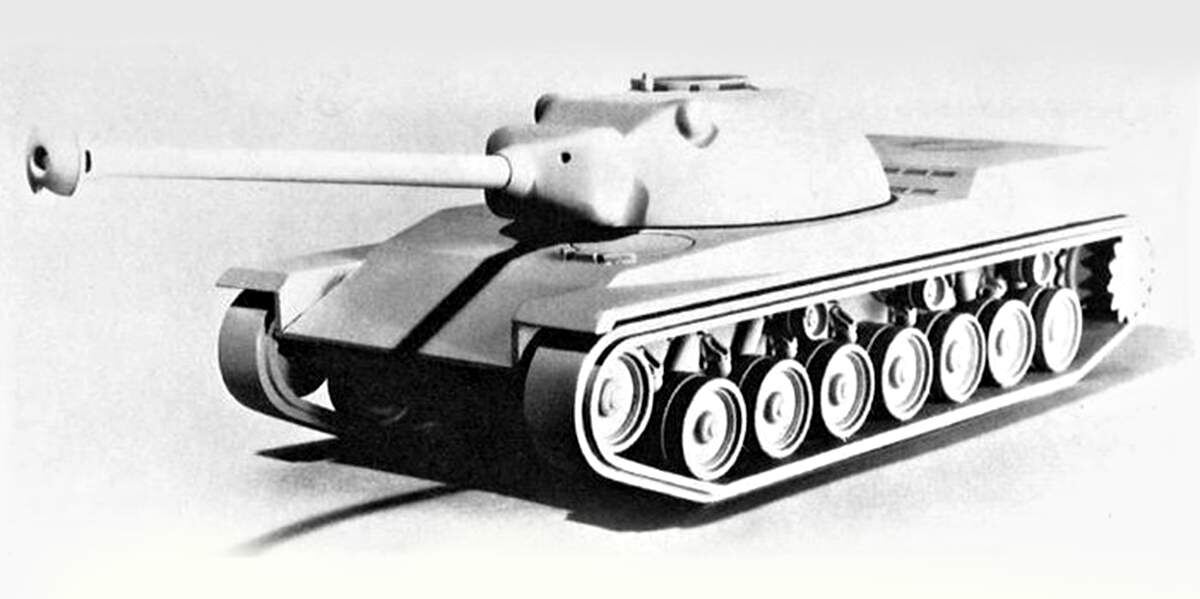 Макет немецкого прототипа для программы Europanzer от группы А (Porsche, МАК) с башней от Rheinmetall 