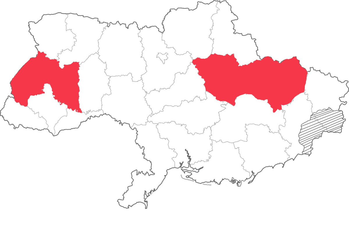 Толпа в 4-х областях Украины уже начала массовый протест против самолёта из Китая