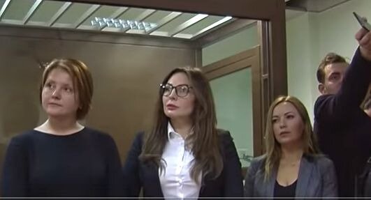 Наталья Бочкарева в зале суда