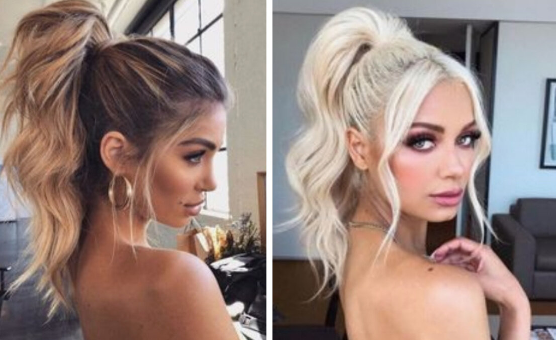 Прическа "Конский хвост"