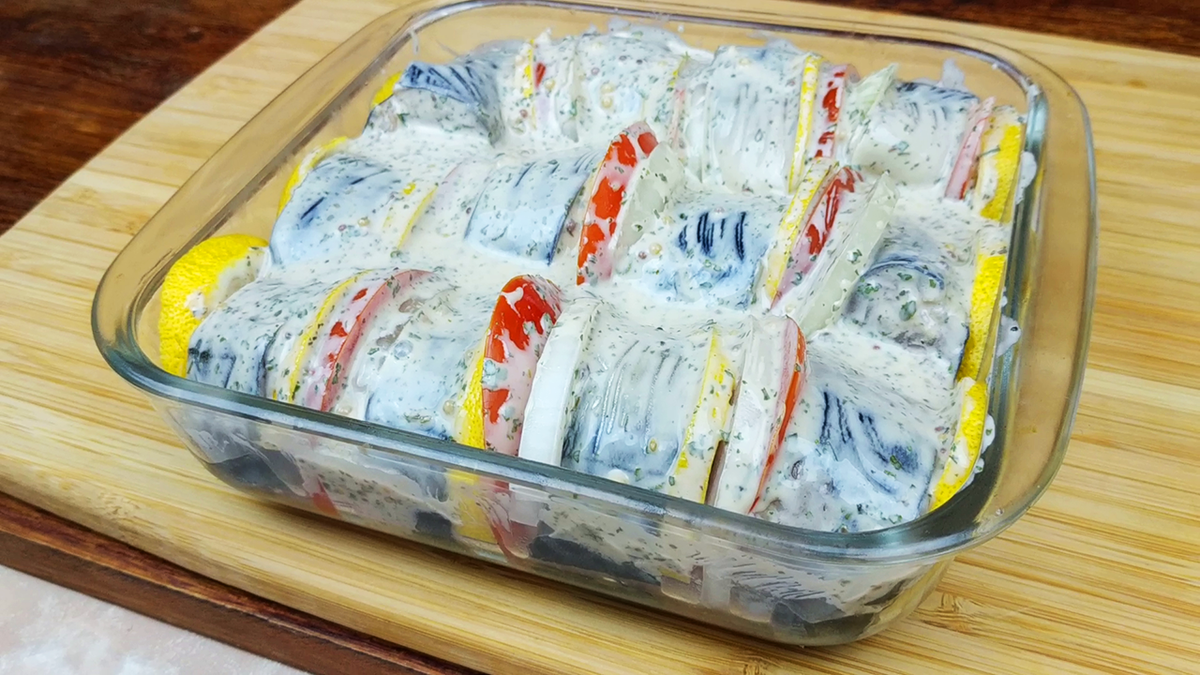 скумбрия запеченная