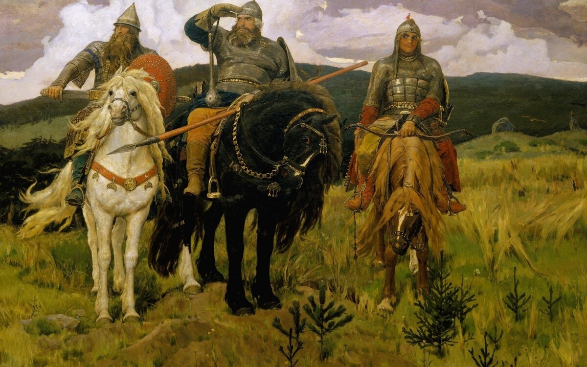 Картина "Богатыри" , художник Виктор Васнецов