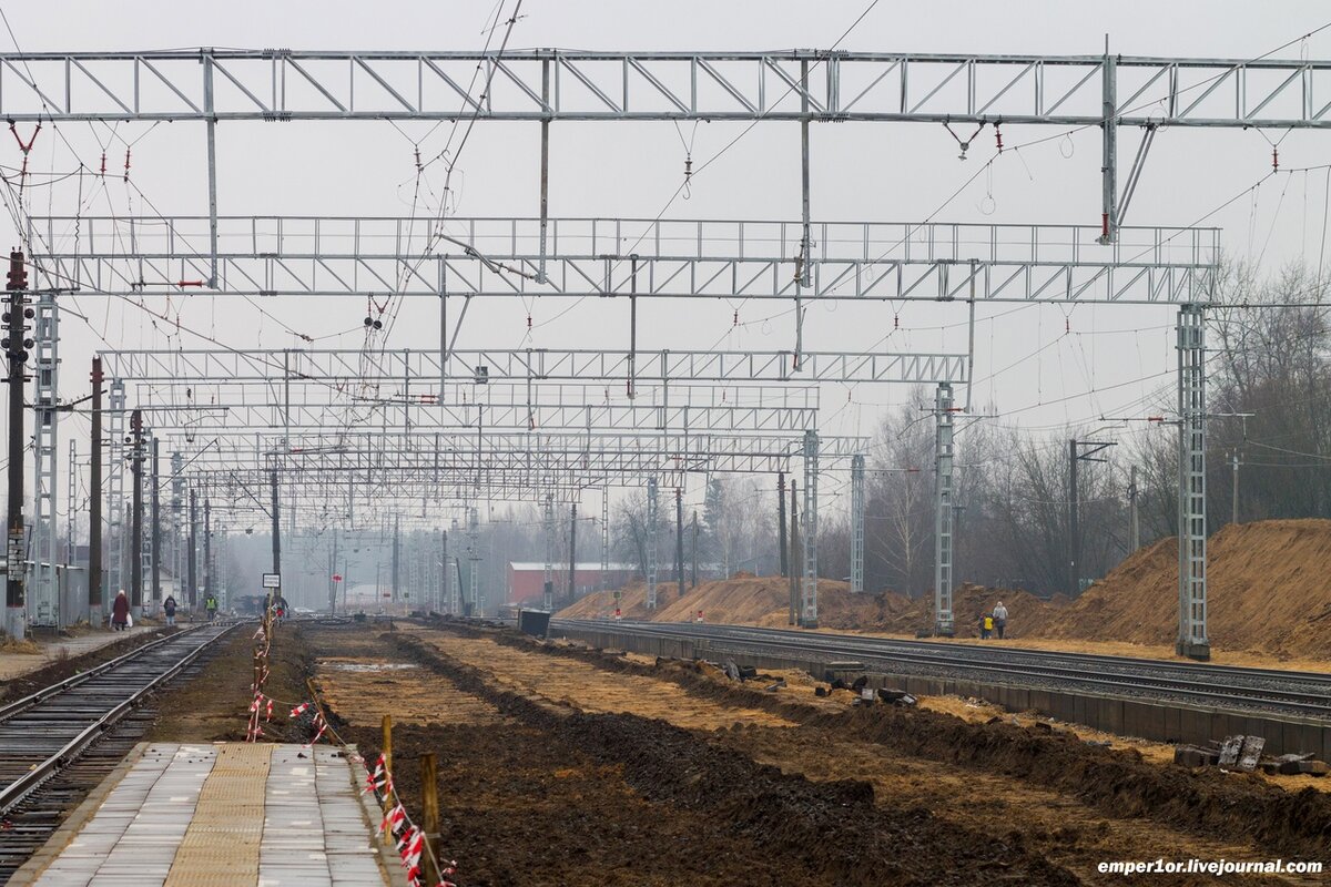 Станция Савелово. Вид на Калязин.