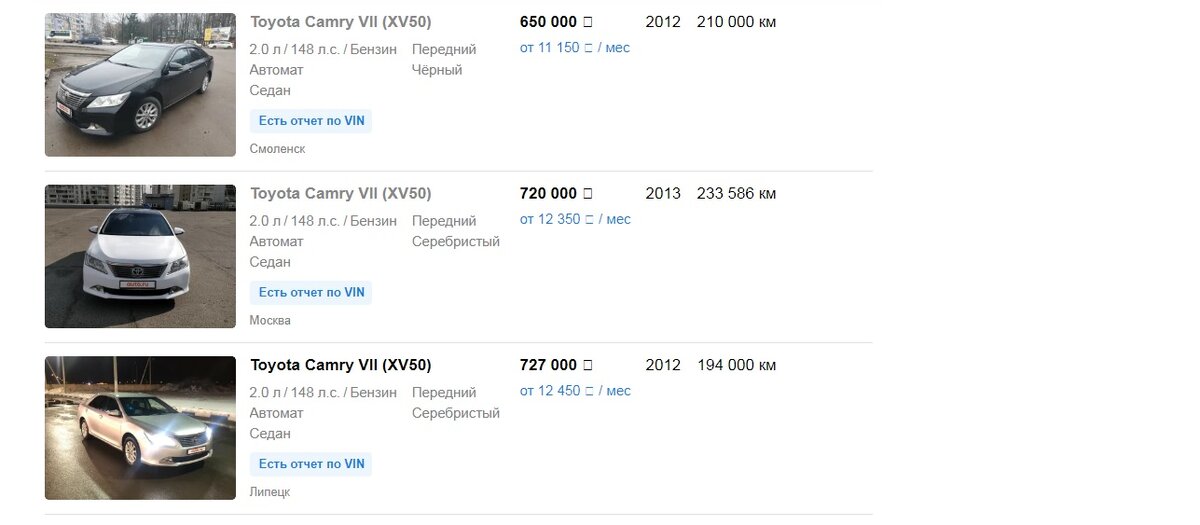 Цены разные, но общую картину понять можно.